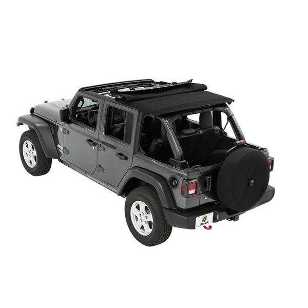 【BESTOP 正規品】ジープ JEEP 10-18y JK ラングラー 2ドア Trektop Slantback ソフトトップ 幌 折り畳み式 ブラックダイヤモンド 5686335 べストップ