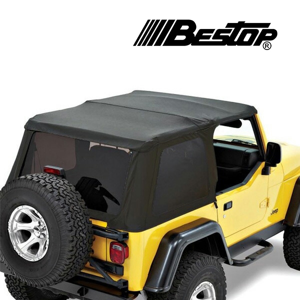 【BESTOP 正規品】BESTOP Trektop NX ソフトトップ(交換用) ブラック 5972017 97-06y TJラングラー 