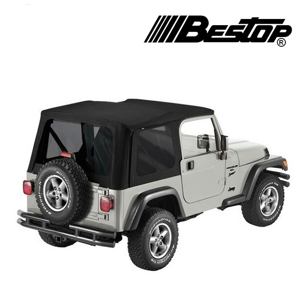 【BESTOP 正規品】BESTOP OEMハードウェア用 ソフトトップ(交換用) ブラック 7984117 97-06y TJラングラー