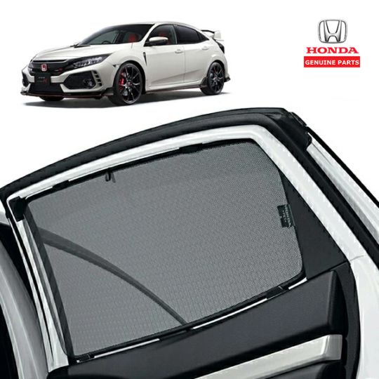 USホンダ純正 FK系 シビック ハッチバック CIVIC H/B TypeR タイプR リア メッシュシェード 日除け サンシェード プライバシー保護 遮光 遮熱 内装