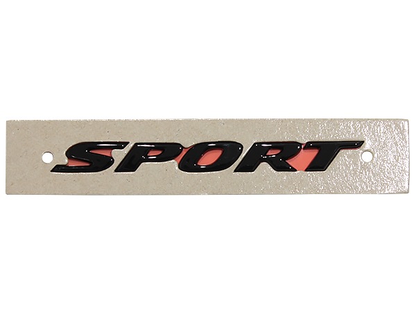 USホンダ純正 HFP リア SPORT スポーツ エンブレム グロスブラック リヤ マーク シビック ハッチバック アコード ヴェゼル CR-V