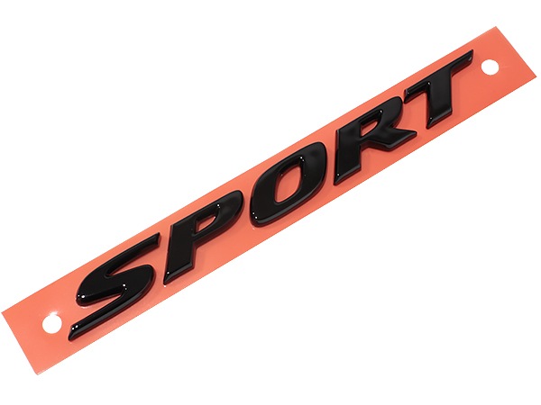 USホンダ純正 HFP リア SPORT スポーツ エンブレム グロスブラック リヤ マーク シビック ハッチバック アコード ヴェゼル CR-V