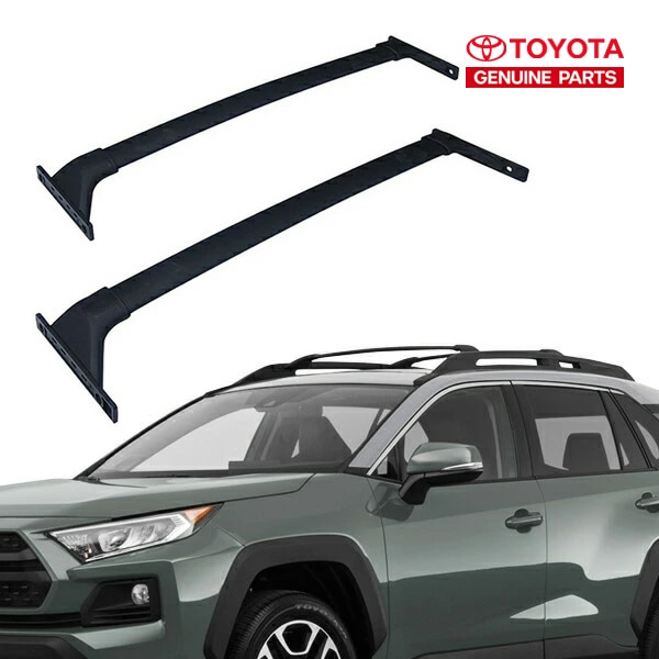 トヨタ RAV4 phev純正ルーフキャリア USトヨタ純正 クロスバー ベースキャリア ルーフキャリア 2本セット
