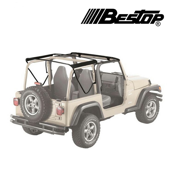 【BESTOP 正規品】ジープ JEEP 97-06y TJ ラングラー フレームキット 交換用 OEM仕様 ブラック 5500201 べストップ