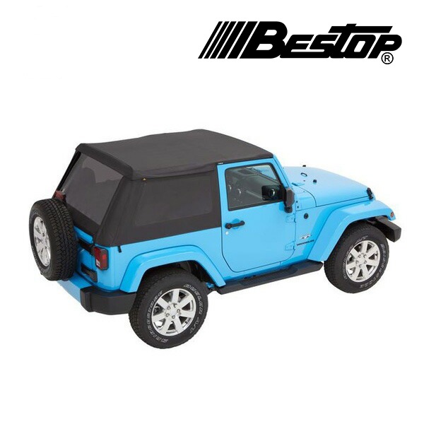 【BESTOP 正規品】BESTOP TREKTOP NX ソフトトップ ブラック 5685235 07-18y JK ラングラー 2ドア