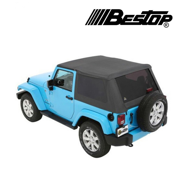 【BESTOP 正規品】BESTOP TREKTOP NX ソフトトップ グレー 5685270 07-18y JK ラングラー 2ドア
