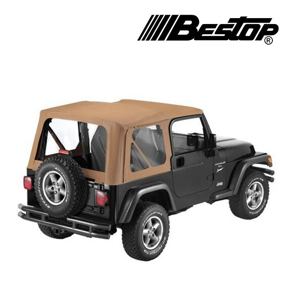 【BESTOP 正規品】BESTOP Sailcloth ソフトトップ(交換用) スパイス 7912237 97-02y TJラングラー 前期