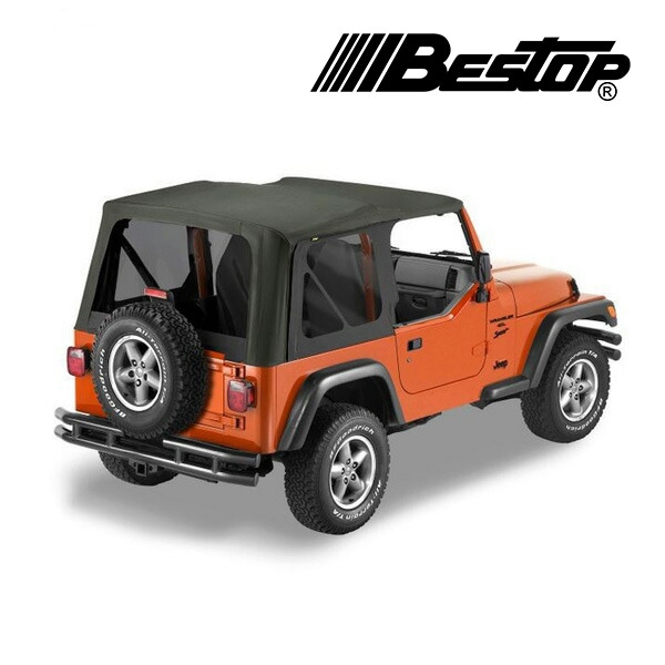 【BESTOP 正規品】BESTOP Sailcloth ソフトトップ(交換用) ブラック 7914135 03-06y TJラングラー 後期