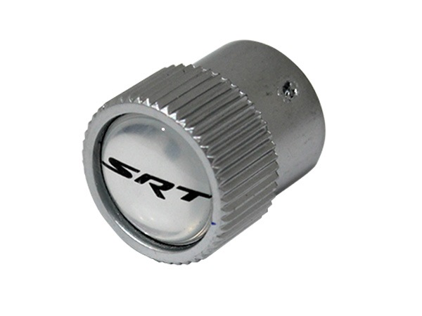 MOPAR純正 エアバルブキャップ（シルバー/SRTロゴ） ダッジ チャージャー チャレンジャー マグナム ジープ グランドチェロキー