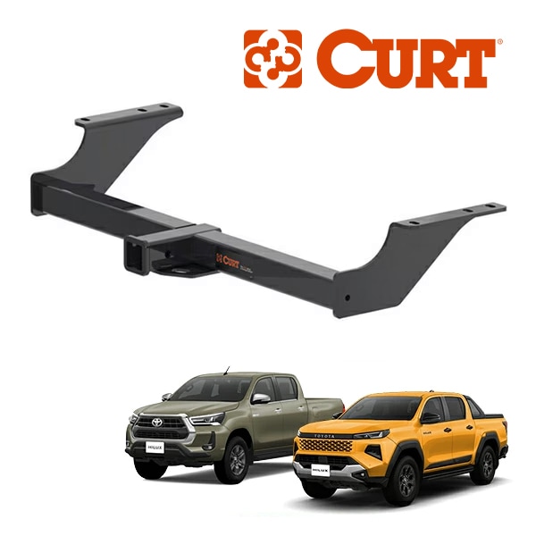 【CURT 正規品】トヨタ ハイラックス ピックアップ GUN226 令和8年5月-現行 HILUX GUN125 平成29年9月-令和6年10月 前期 後期 対応 クラス3 ヒッチメンバー 2インチ角 13457