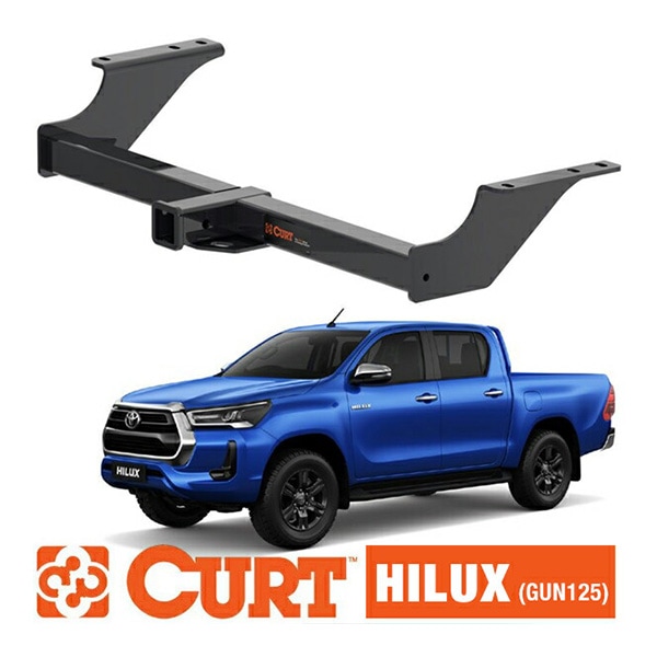 【CURT 正規品】トヨタ ハイラックス GUN125 HILUX ピックアップ 平成29年9月-令和6年10月 クラス3 ヒッチメンバー 2インチ角 13457
