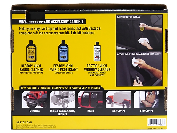 【BESTOP 正規品】Vinyl Care Kit ソフトトップ ケアキット ビニールウィンドウクリーナー ソフトトップ保護剤 ジッパークリーナー潤滑剤 3本セット 1121500 べストップ お手入れ メンテナンス 汚れ落とし
