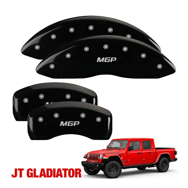 【MGP 正規品】 ジープ JT グラディエーター 専用設計 ブレーキ キャリパーカバー ブラック MGPロゴ 42021SMGPBK