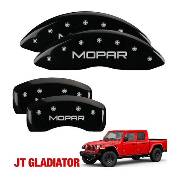 【MGP 正規品】 ジープ JT グラディエーター 専用設計 ブレーキ キャリパーカバー ブラック MOPARロゴ 42021SMOPBK
