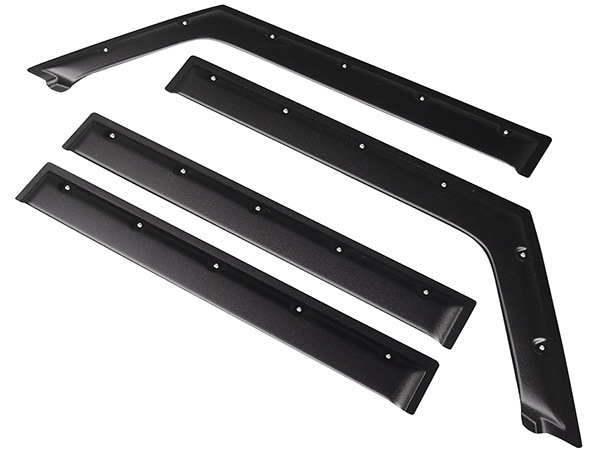 【Tough Guard 正規品】タフガード FormFit ドアバイザー/4PC ジープ JL ラングラー JT グラディエーター ボルト留めポケットスタイル風