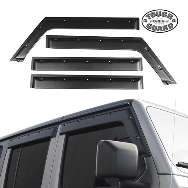 Tough Guard 正規品】タフガード FormFit ドアバイザー/4PC ジープ JL
