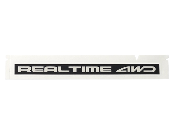 USホンダ純正 97-06y CR-V ステッカー「REALTIME 4WD」75722-S10-A01