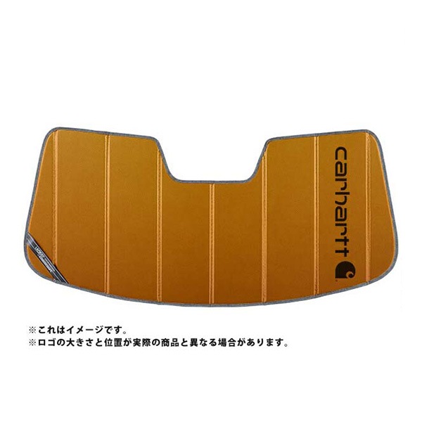 【CoverCraft 正規品】 専用設計 サンシェード ブロンズ 吸盤不要 折りたたみ式 21y- フォード ブロンコ スポーツ Carhartt カーハートコラボ仕様 カバークラフト ［真夏もへたらない3層構造で断熱効果抜群］ 