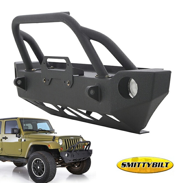 Smittybilt SRC バジェットバンパー カービンバンパー ブルバー付 76744 07-17y ジープ JK ラングラー オフロード クロカン スミッティビルト カスタム