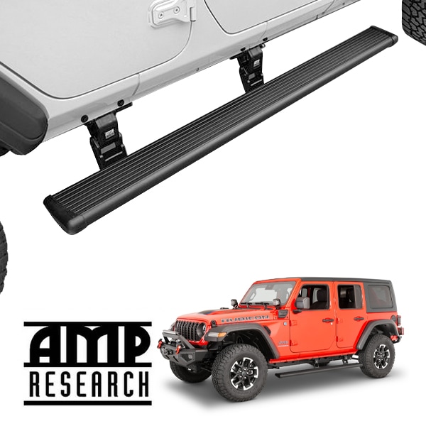 AMP RESEARCH 正規品】ジープ JL ラングラー 4ドア 電動 サイド
