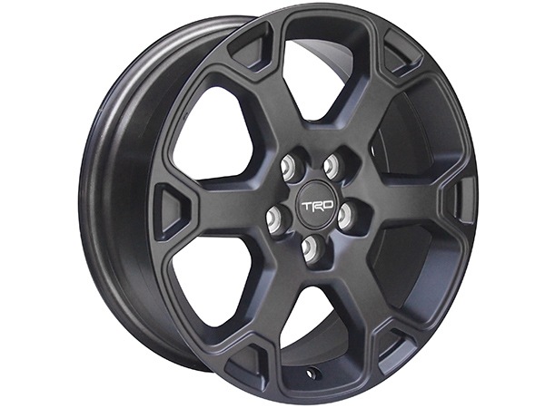 USトヨタ純正 TRD OFF-ROAD 18インチホイール マットブラック 4本セット TRDロゴ入 センターキャップ ホワイト付 TOYOTA RAV4 50系 | ハリアー 80系