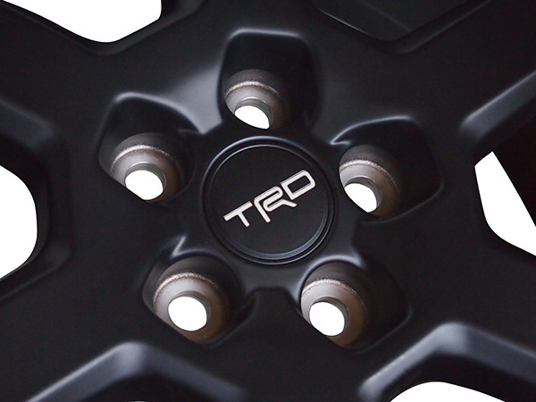 USトヨタ純正 TRD OFF-ROAD 18インチホイール マットブラック 4本セット TRDロゴ入 センターキャップ ホワイト付 TOYOTA RAV4 50系 | ハリアー 80系