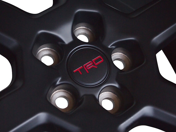 USトヨタ純正 TRD OFF-ROAD 18インチホイール マットブラック 4本セット TRDロゴ入 センターキャップ レッド付 TOYOTA RAV4 50系 | ハリアー 80系