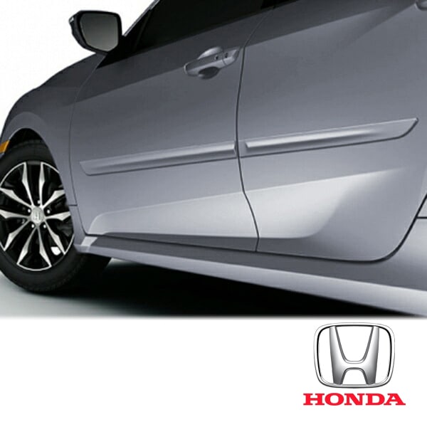 USホンダ純正 17y- シビック ハッチバック(FK系) ドアサイドモール/ルナシルバーメタリック(NH830M) ドアモール