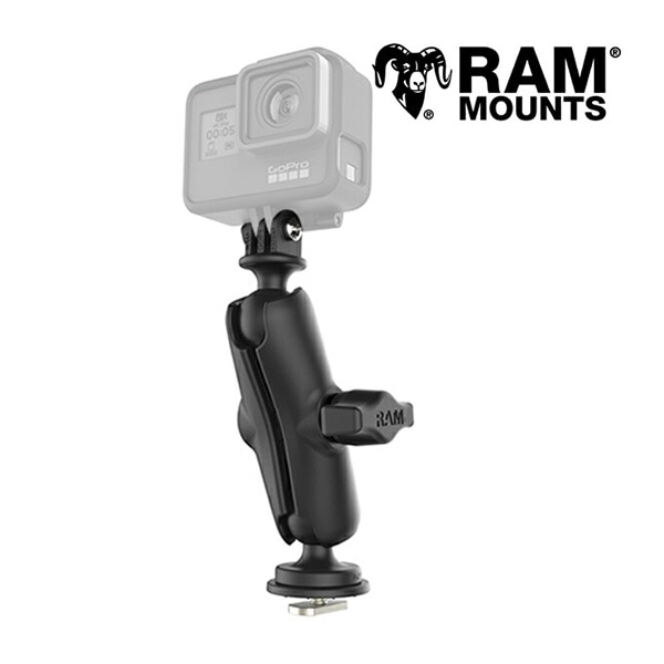 【RAM MOUNTS 正規品】 JL ラングラー | JT グラディエーター ラムマウント 汎用 カメラホルダー 標準アーム+トラックボールベース セット GoPro ドラレコ ドライブレコーダージープ タフトラック対応