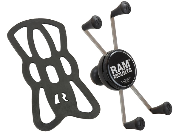 【RAM MOUNTS 正規品】 ジープ JL ラングラー | JT グラディエーター ラムマウント タフトラック+Xグリップ(テザー付) Lサイズ+標準アーム+トラックボールベース 4点セットスマホホルダー 