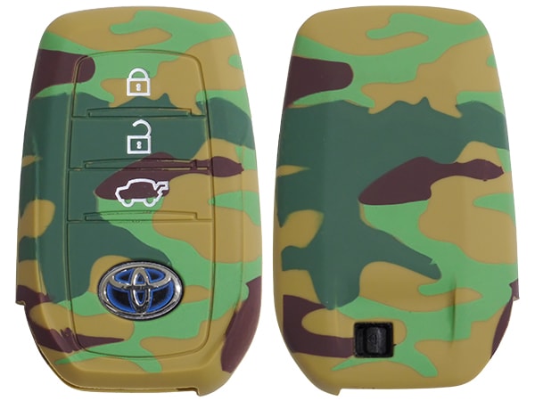 トヨタ ハリアー 80系 MXUA80/MXUA85 シリコン キーカバー/カモフラ キーレスカバー/リモコンカバー/キーケース/リモコンケース