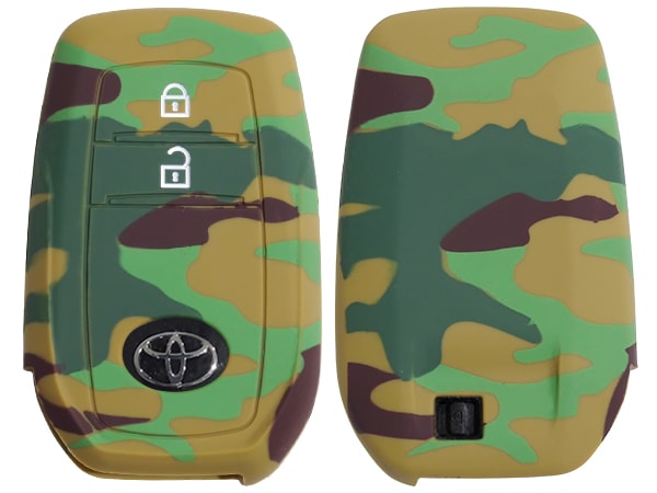 トヨタ ハイラックス GUN125 ピックアップ レボ HILUX REVO シリコン キーカバー/カモフラ キーレスカバー/リモコンカバー/キーケース/リモコンケース