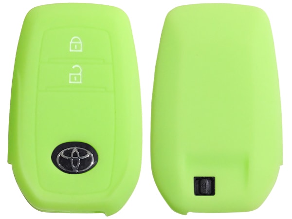 シリコン キーカバー Night Glow 蓄光 キーレスカバー リモコンカバー キーケース リモコンケース トヨタ ハイラックスHILUX ピックアップ GUN125/REVO | 他トヨタ車汎用