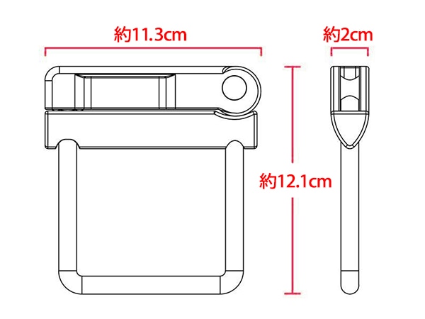 【CURT 正規品】ガタつき防止 クランプ 挟み込みタイプ 22325 2インチ角用 約50mm ヒッチメンバー トレーラーヒッチ カート