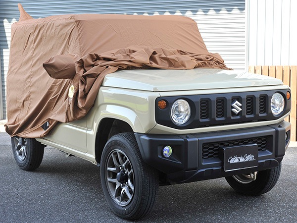 【CoverCraft 正規品】 専用設計 カーカバー/Carhartt BROWN CCH18146CB 2018y- スズキ ジムニー JB64W ジムニーシエラ JB74W ボディカバー ボディーカバー カバークラフト