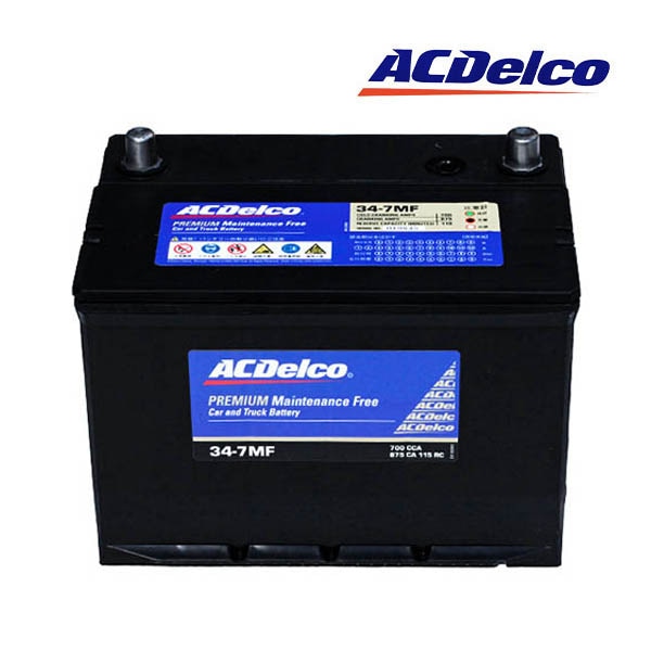 【日本正規品】AC DELCO ACデルコ アメリカ車用 バッテリー 34-7MF メンテナンスフリー TJラングラー/JK ラングラー/チェロキー/ナイトロ/グランドボイジャー