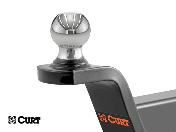 【CURT 正規品】 トレーラーヒッチ フュージョンマウント 2インチ角 45155 2インチライズ 約50mm 2インチヒッチボール&ヒッチピン付