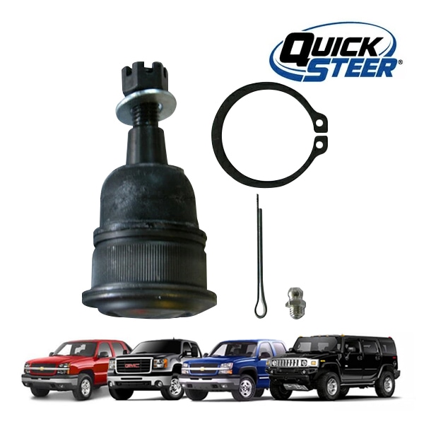QUICK STEER ボールジョイント アッパー K6696 01-06y シルバラード/シエラ 1500(2WD/4WD) 99-10y シルバラード/シエラ2500(2WD/4WD) 01-10y シルバラード/シエラ 3500(2WD/4WD) 02-06y アバランチ 2500(2WD/4WD) 03-09y ハマーH2