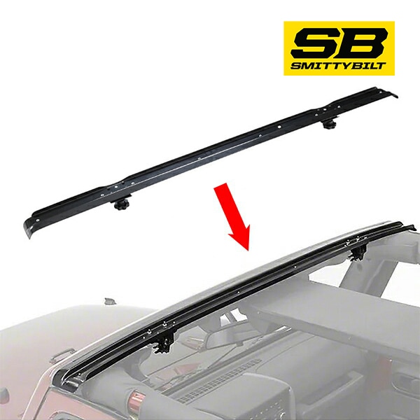 【正規品】Smittybilt スミッティビルト ジェネレーション2 ウインドウシールド ヘッダー チャンネル 90106 07-18y ジープ JK ラングラー 2ドア/4ドア共通 補修用