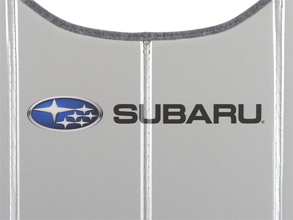 USスバル純正 専用設計 SUBARUロゴ入 サンシェード シルバー 吸盤不要