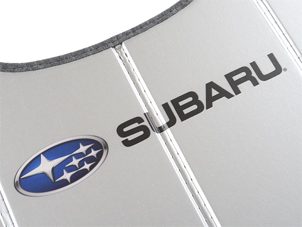 USスバル純正 専用設計 SUBARUロゴ入 サンシェード シルバー 吸盤不要