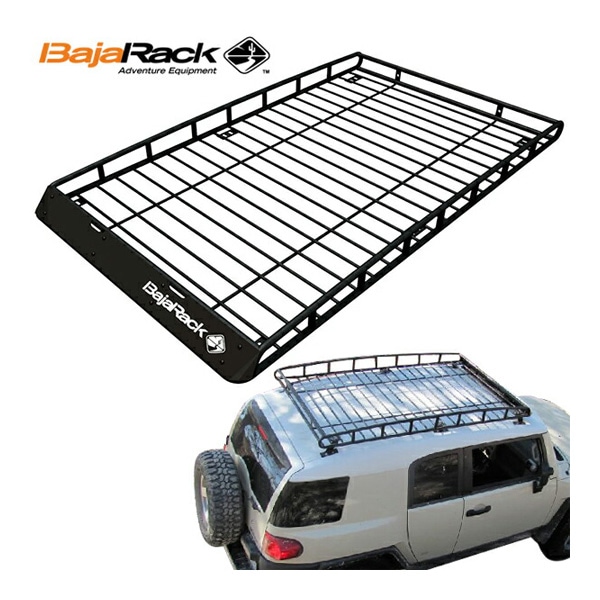 【BajaRack 正規品】 トヨタ FJクルーザー GSJ150W 全年式 国内仕様にも対応 バハラック ルーフラック スタンダード ルーフキャリア ルーフバスケット 穴あけ不要 ボルトオン取付