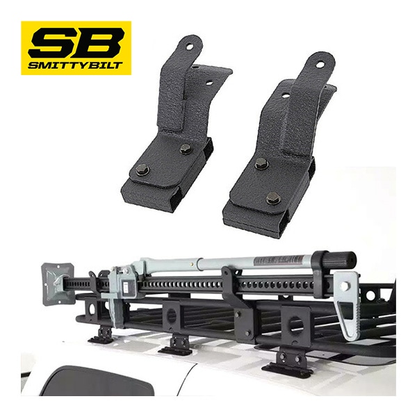 【正規品】Smittybilt スミッティビルト ディフェンダーラック用 Hi-Lift ハイリフト ジャッキ シャベル マウント D8076 ジープ JK/JL ラングラー JT グラディエーター 