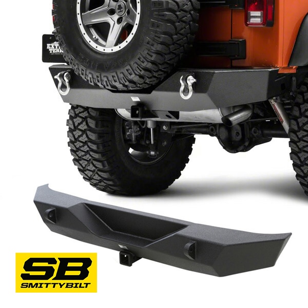 【正規品】 Smittybilt スミッティビルト XRC アーマーリアバンパー 76855 2007-2018y ジープ JK ラングラー
