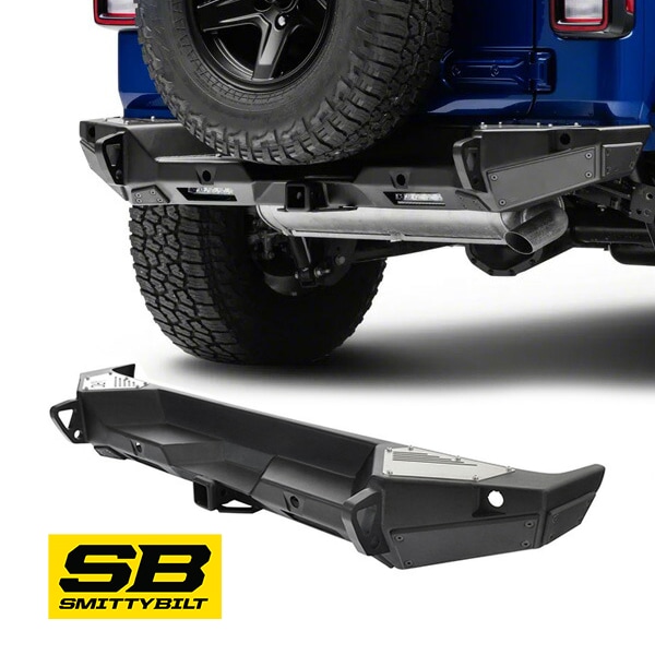 【正規品】 Smittybilt スミッティビルト XRC GEN2 リアバンパー 77858 ブラックテクスチャー スチール製 2018y- ジープ JL ラングラー