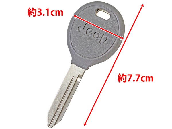 MOPAR純正 JEEP ロゴ入 ブランクキー スペアキー イグニッションキー