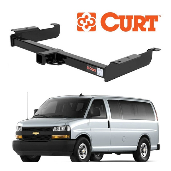 【CURT 正規品】96-21y シボレー エクスプレス | GMC サバナ 1500 2500 3500 クラス3 ヒッチメンバー 2インチ角 13040