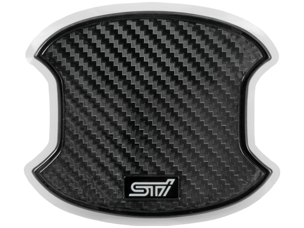 USスバル純正 21y- BRZ (ZD8) STIロゴ入 ドアハンドル カッププロテクター ハンドルプロテクター プロテクション フィルム カーボン調 