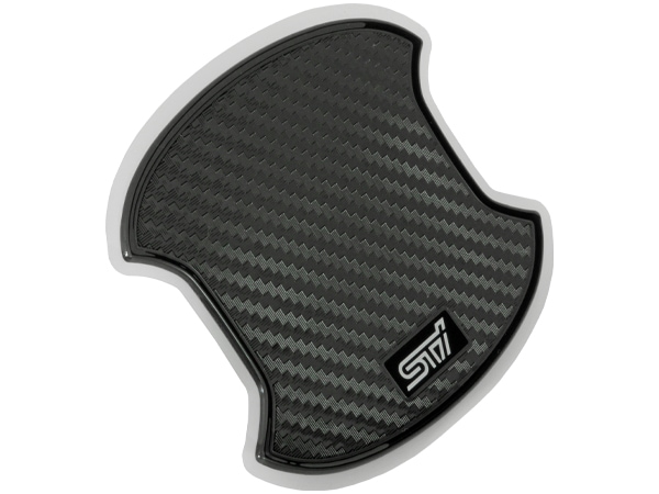 USスバル純正 21y- BRZ (ZD8) STIロゴ入 ドアハンドル カッププロテクター ハンドルプロテクター プロテクション フィルム カーボン調 