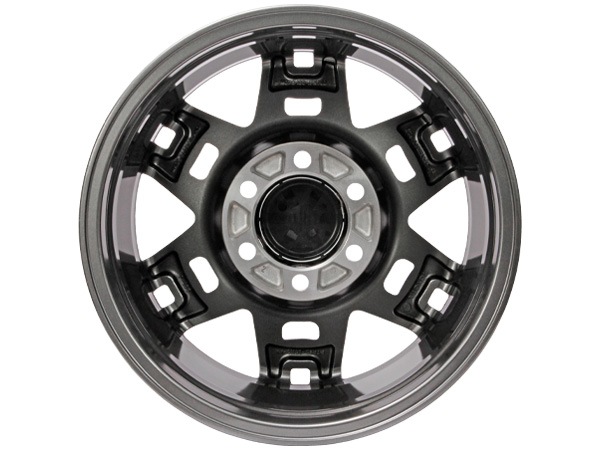 USトヨタ純正 TRD 17インチホイール グロスガンメタル PTR20-35110-G4 4本セット TRDロゴ入 JWL刻印あり TOYOTA FJクルーザー GSJ150W | ランドクルーザー ランクル プラド 150系 | ハイラックスサーフ 215系 他
